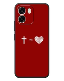 Чехол для OPPO A6 с картинкой «Уравнение любви»