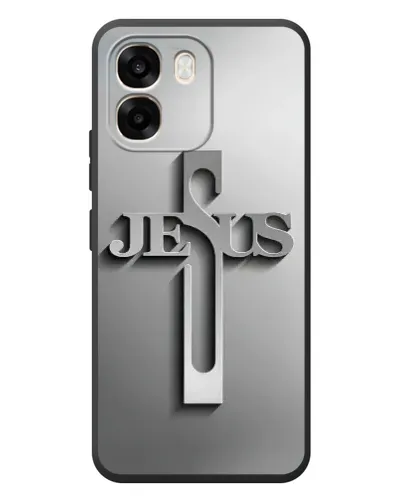 Чехол для OPPO A6 с картинкой «Металлический крест Jesus» Чехол для OPPO A6 с картинкой «Металлический крест Jesus»