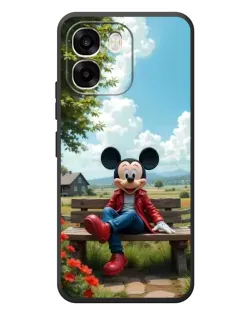 Чохол для OPPO A6 з картинкою «Міккі на лавці» Чохол для OPPO A6 з картинкою «Міккі на лавці»