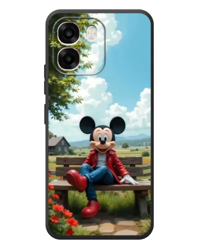 Чохол для OPPO A6 з картинкою «Міккі на лавці» Чохол для OPPO A6 з картинкою «Міккі на лавці»