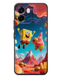 Чехол для OPPO A6 с картинкой «Космический фастфуд»