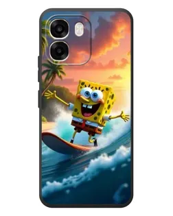 Чехол для OPPO A6 с картинкой «Губка Боб серфингист» Чехол для OPPO A6 с картинкой «Губка Боб серфингист»