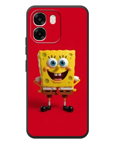Чехол для OPPO A6 с картинкой «Спанч Боб на красном» Чехол для OPPO A6 с картинкой «Спанч Боб на красном»