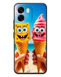Чехол для OPPO A6 с картинкой «Спанч Боб мороженое» Чехол для OPPO A6 с картинкой «Спанч Боб мороженое»