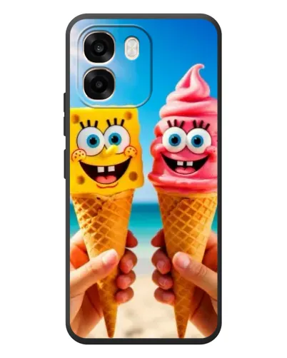 Чехол для OPPO A6 с картинкой «Спанч Боб мороженое» Чехол для OPPO A6 с картинкой «Спанч Боб мороженое»