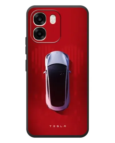 Чохол для OPPO A6 з картинкою «Tesla Top View»