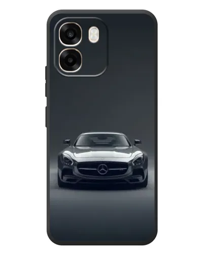 Чохол для OPPO A6 з картинкою «Mercedes на чорному»