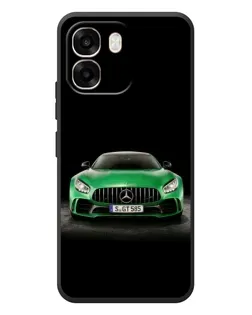 Чохол для OPPO A6 з картинкою «Mercedes — неоновий лого»