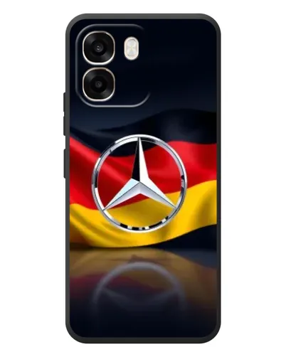 Чохол для OPPO A6 з картинкою «Mercedes — прапор Німеччини»