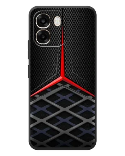 Чохол для OPPO A6 з картинкою «Mercedes Carbon Grid»