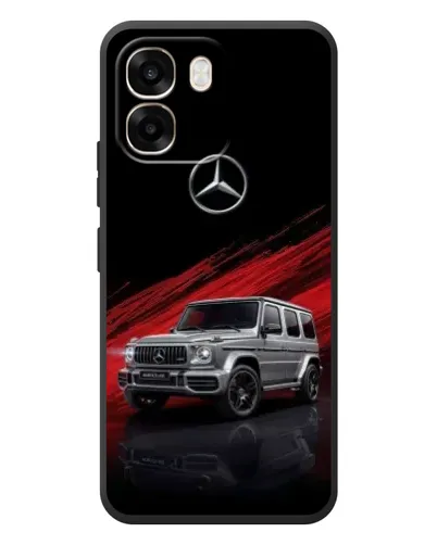 Чохол для OPPO A6 з картинкою «Mercedes G-Class червоний»