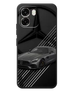 Чохол для OPPO A6 з картинкою «Mercedes AMG — графіка»