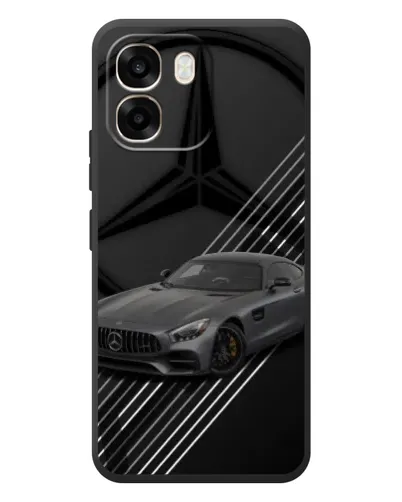 Чохол для OPPO A6 з картинкою «Mercedes AMG — графіка»