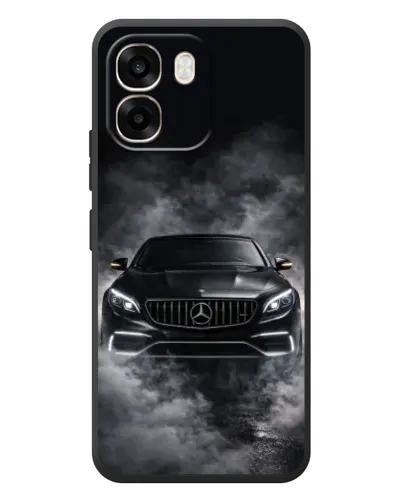 Чохол для OPPO A6 з картинкою «Mercedes у диму»