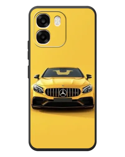 Чохол для OPPO A6 з картинкою «Жовтий Mercedes GT»