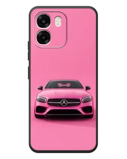 Чехол для OPPO A6 с картинкой «Розовый Mercedes AMG»