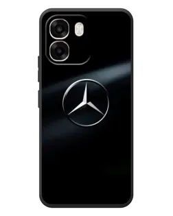 Чехол для OPPO A6 с картинкой «Mercedes на металле»