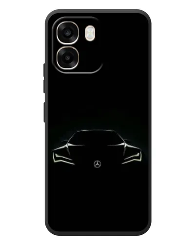 Чехол для OPPO A6 с картинкой «Mercedes — силуэт авто» Чехол для OPPO A6 с картинкой «Mercedes — силуэт авто»