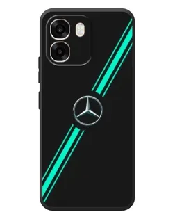 Чехол для OPPO A6 с картинкой «Спортивные линии Mercedes»