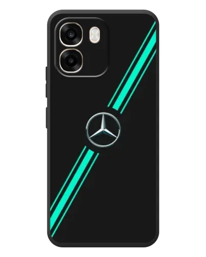 Чехол для OPPO A6 с картинкой «Спортивные линии Mercedes» Чехол для OPPO A6 с картинкой «Спортивные линии Mercedes»