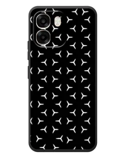 Чехол для OPPO A6 с картинкой «Mercedes паттерн звезд»