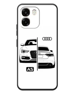 Чохол для OPPO A6 з картинкою «Audi — контрастний дизайн»