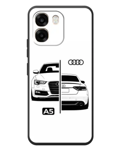 Чохол для OPPO A6 з картинкою «Audi — контрастний дизайн»