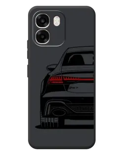 Чохол для OPPO A6 з картинкою «Задня частина Audi — арт»
