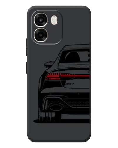 Чохол для OPPO A6 з картинкою «Задня частина Audi — арт»
