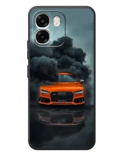 Чохол для OPPO A6 з картинкою «Audi у хмарах диму»