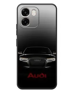 Чохол для OPPO A6 з картинкою «Audi — градієнтний контур»