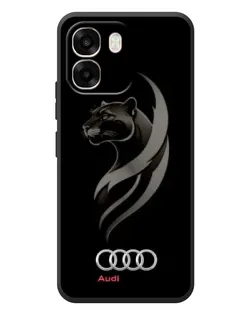 Чохол для OPPO A6 з картинкою «Графіка — пантера та Audi»