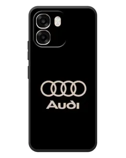 Чохол для OPPO A6 з картинкою «Audi — золотий логотип»
