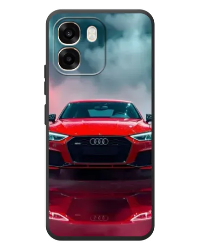 Чохол для OPPO A6 з картинкою «Audi RS — червоний стиль»