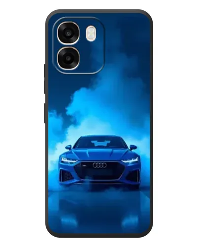 Чохол для OPPO A6 з картинкою «Audi — блакитна енергія»