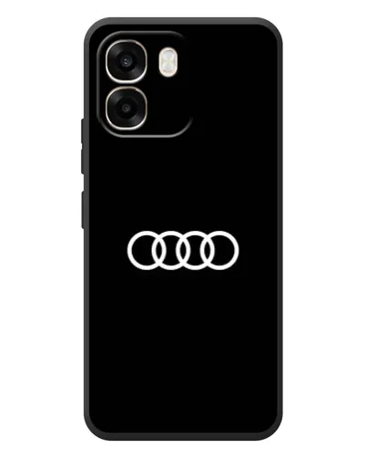 Чохол для OPPO A6 з картинкою «Audi White Logo»