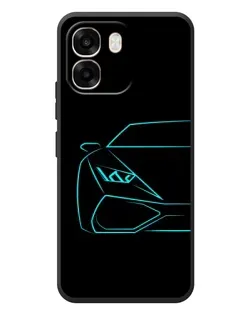 Чохол для OPPO A6 з картинкою «Блакитний силует Lamborghini» Чохол для OPPO A6 з картинкою «Блакитний силует Lamborghini»