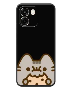 Чехол для OPPO A6 с картинкой «Пушин на черном»