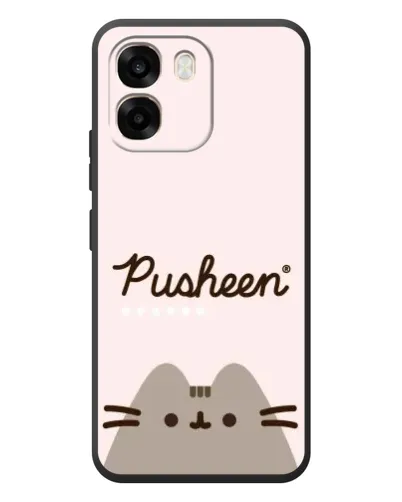 Чехол для OPPO A6 с картинкой «Pusheen логотип»