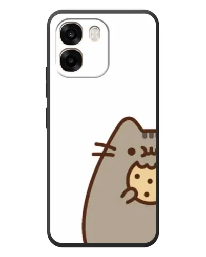 Чехол для OPPO A6 с картинкой «Пушин с печеньем»