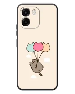 Чехол для OPPO A6 с картинкой «Пушин на шариках»