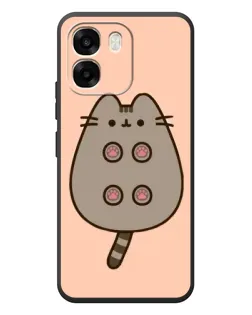 Чехол для OPPO A6 с картинкой «Пушин пузиком кверху»