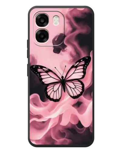 Чехол для OPPO A6 с картинкой «Бабочка в дыму» Чехол для OPPO A6 с картинкой «Бабочка в дыму»