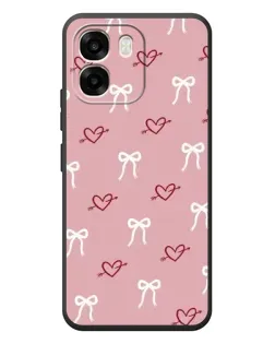Чехол для OPPO A6 с картинкой «Сердца и банты» Чехол для OPPO A6 с картинкой «Сердца и банты»