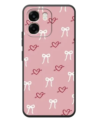 Чехол для OPPO A6 с картинкой «Сердца и банты» Чехол для OPPO A6 с картинкой «Сердца и банты»
