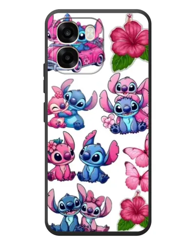 Чохол для OPPO A6 з картинкою «Стікери Stitch та Angel»
