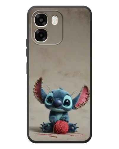 Чохол для OPPO A6 з картинкою «Стіч на чоричневому фоні»