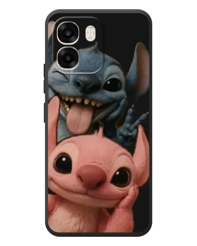 Чохол для OPPO A6 з картинкою «Стіч та Ангел»