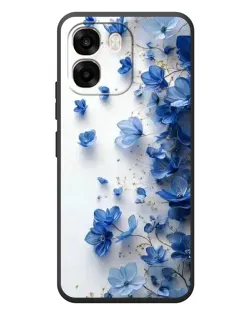 Чехол для OPPO A6 с картинкой «Голубой цветочный каскад» Чехол для OPPO A6 с картинкой «Голубой цветочный каскад»