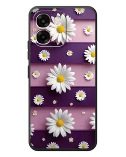 Чехол для OPPO A6 с картинкой «Ромашки на фиолетовом» Чехол для OPPO A6 с картинкой «Ромашки на фиолетовом»